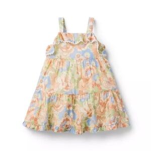 Janie and Jack Pastel Floral Dress